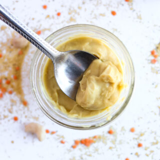 Get ready to veganize alllll the cozy casseroles of your childhood with this remarkably simple recipe for vegan condensed cream of chicken soup! It's just 5 ingredients, takes 20 minutes, and the taste will blow your mind. #vegan #soup #veganrecipes #dairyfree #vegetarian #plantbased // plantpowercouple.com