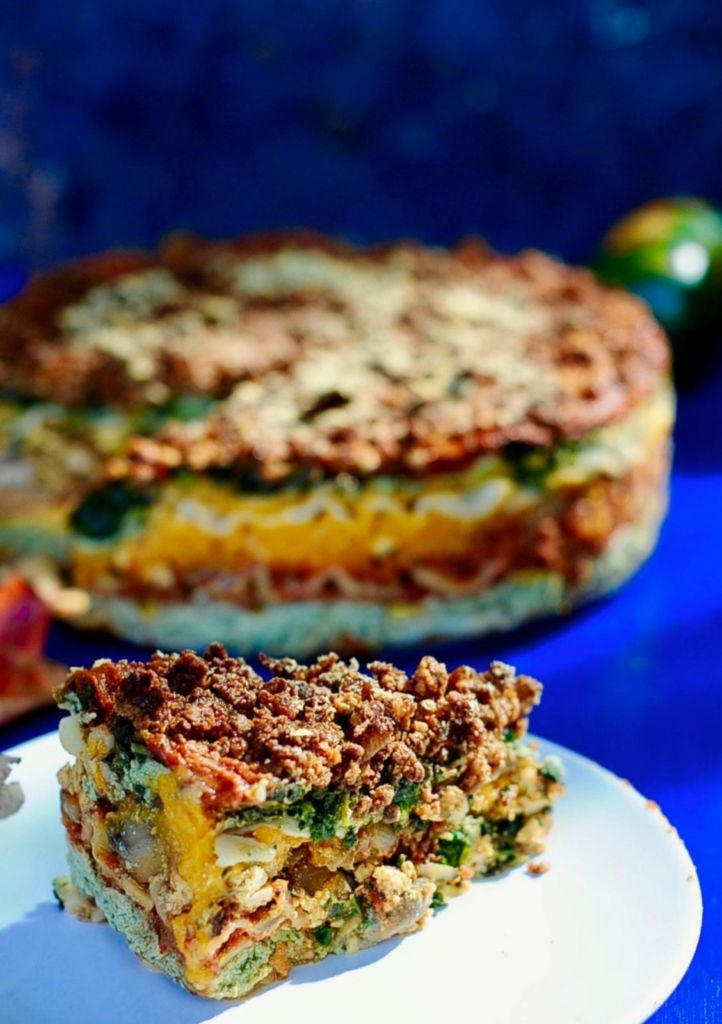 10 (Vegan) Ways to Get Your Greens That Aren't Salad or Gross: Vegan Lasagna by Sunnyside Hanne